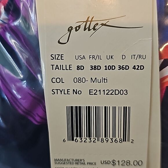 Gottex Women's Paradise Floral Underwire One Piece swimsuit size 8 - Picture 5 of 5